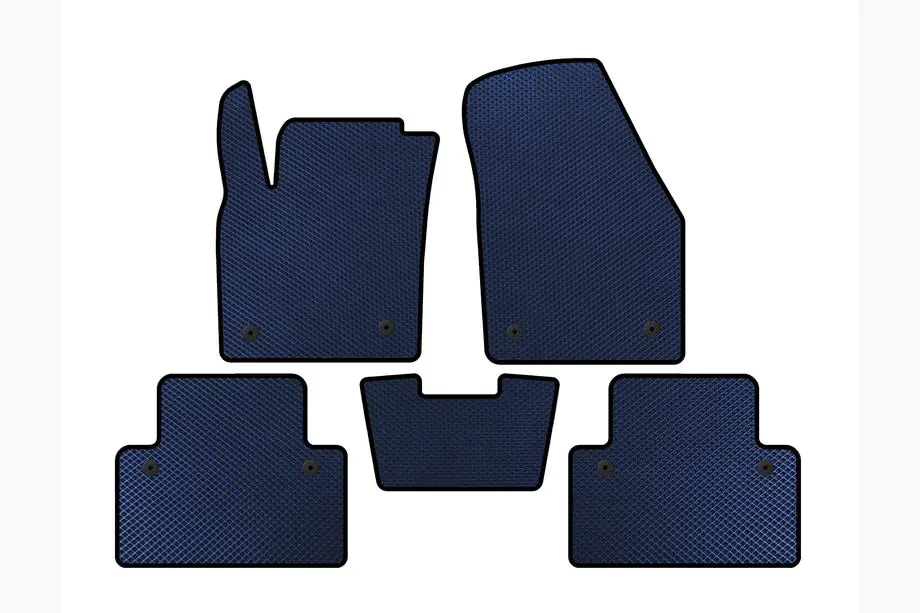 Volvo C30 2006-2012 EVA Fußmatten (HB, 3-Türer, Blau) Image
