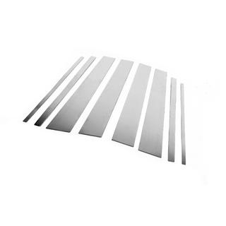 Edelstahl Türsäulen Zierleisten (8 Stk) Toyota Land Cruiser Prado 150 2009-2023 Foto 3