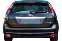 Ford Focus II 2008-2011 Chrom Zierleiste für Kofferraumklappe (SW, Edelstahl) Foto 5