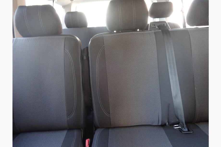 Volkswagen T5 Transporter 2003-2010 Autositzbezüge (Kunstleder↗Stoff, Premium) Komplettset Innenraum ↗ Vordersitze (1↗1) Foto 8
