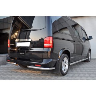Hintere Eckschutzrohre AK003 (2 Stk, Edelstahl) Volkswagen T5 Transporter 2003-2010 Foto 3