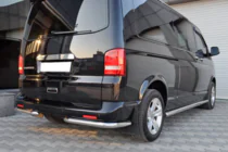 Volkswagen T5 Multivan 2003–2010 Hintere Eckschutzrohre AK003 (2 Stk., Edelstahl) Foto 2