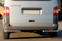 Volkswagen T5 Multivan 2003–2010 Hintere Eckschutzrohre AK003 (2 Stk., Edelstahl) Foto 4