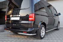 Volkswagen T5 Caravelle 2004-2010 Hintere Eckschutzrohre AK003 (2 Stk., Edelstahl) Foto 4