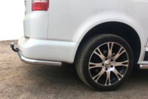 Volkswagen T5 Caravelle 2004-2010 Hintere Eckschutzrohre AK003 (2 Stk., Edelstahl) Foto 3