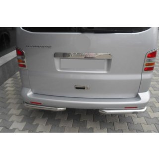 Hintere Eckschutzrohre AK003 (2 Stk., Edelstahl) Volkswagen T5 Caravelle 2004-2010 Foto 2