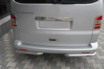 Volkswagen T5 2010-2015 Hintere Eckschutzrohre AK003 (2 Stk., Edelstahl) Foto 1
