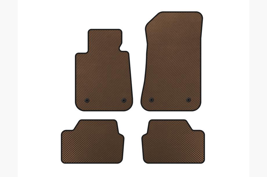 BMW 1 Series E81/E82/E87/E88 2004-2011 EVA Fußmatten (Braun) Image