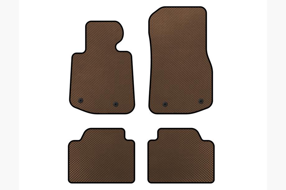 BMW 4 Series F32/F33/F36 2012-2020 EVA Fußmatten V2 (Braun) Image