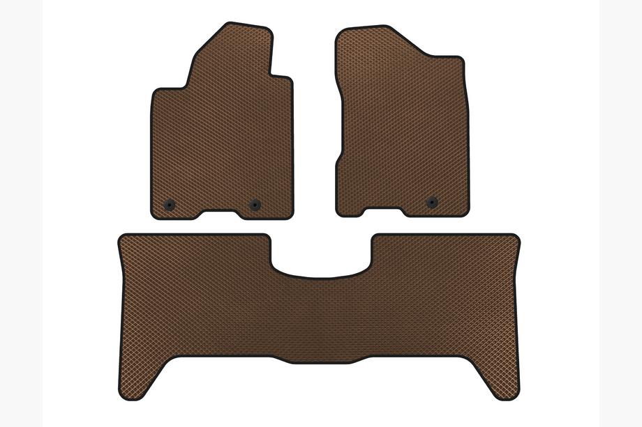 Nissan Armada 2003-2015 EVA Fußmatten (2 Reihen, 2003-2008, Braun) Foto 1