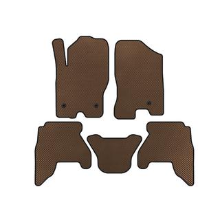 EVA Fußmatten für den Innenraum (2 Reihen, Braun, 2010-2014) Nissan Pathfinder R51 2005-2014