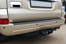 Toyota Land Cruiser Prado 120 2002-2009 Chrom Heckklappengriff Abdeckung (Edelstahl) OmsaLine - Italienischer Edelstahl Foto 1