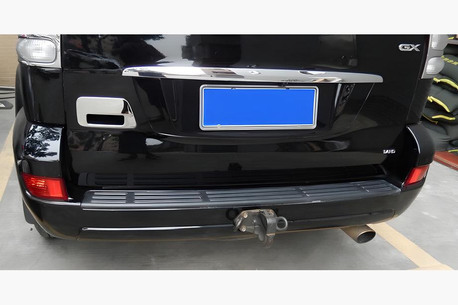 Toyota Land Cruiser Prado 120 2002-2009 Chrom Heckklappengriff Abdeckung (Edelstahl) Carmos - Türkischer Edelstahl Foto 4