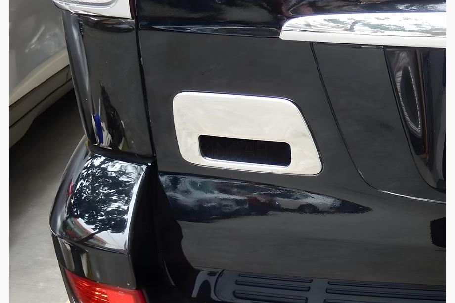 Toyota Land Cruiser Prado 120 2002-2009 Chrom Heckklappengriff Abdeckung (Edelstahl) Carmos - Türkischer Edelstahl Foto 5
