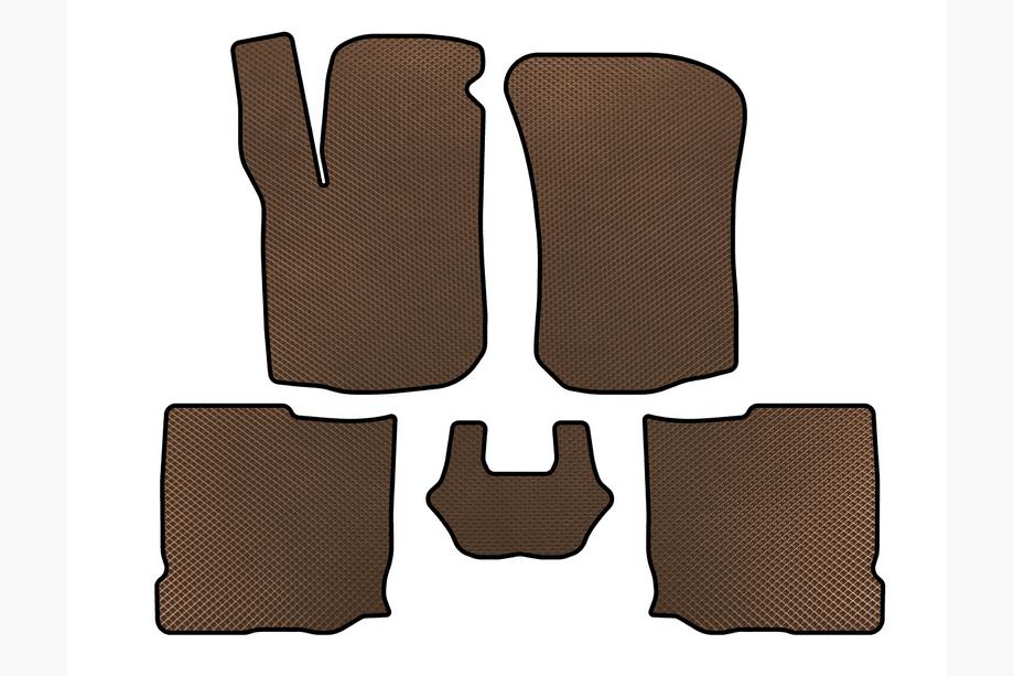 Seat Leon 1999-2005 EVA Fußmatten (HB, 5-türig, Braun) Image