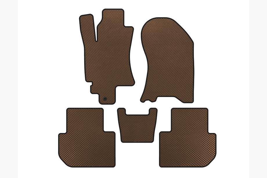 Subaru Tribeca 2005-2014 EVA Fußmatten (Braun) Image