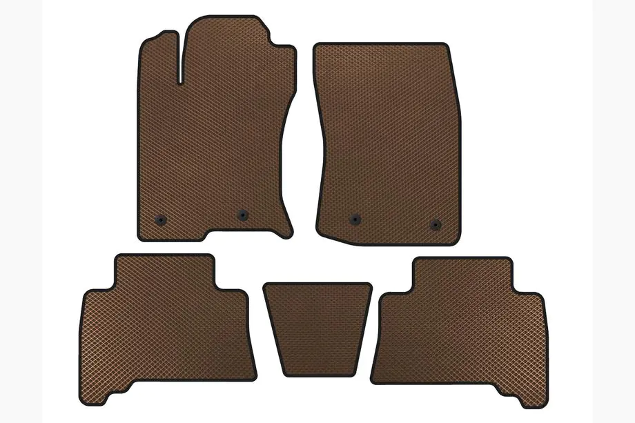 Toyota 4Runner 2009-2024 EVA Fußmatten (2009-2014, Braun) Image