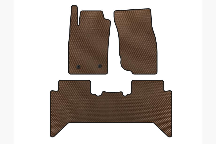 Toyota Hilux 2006-2015 EVA Fußmatten V2 (Braun) Image