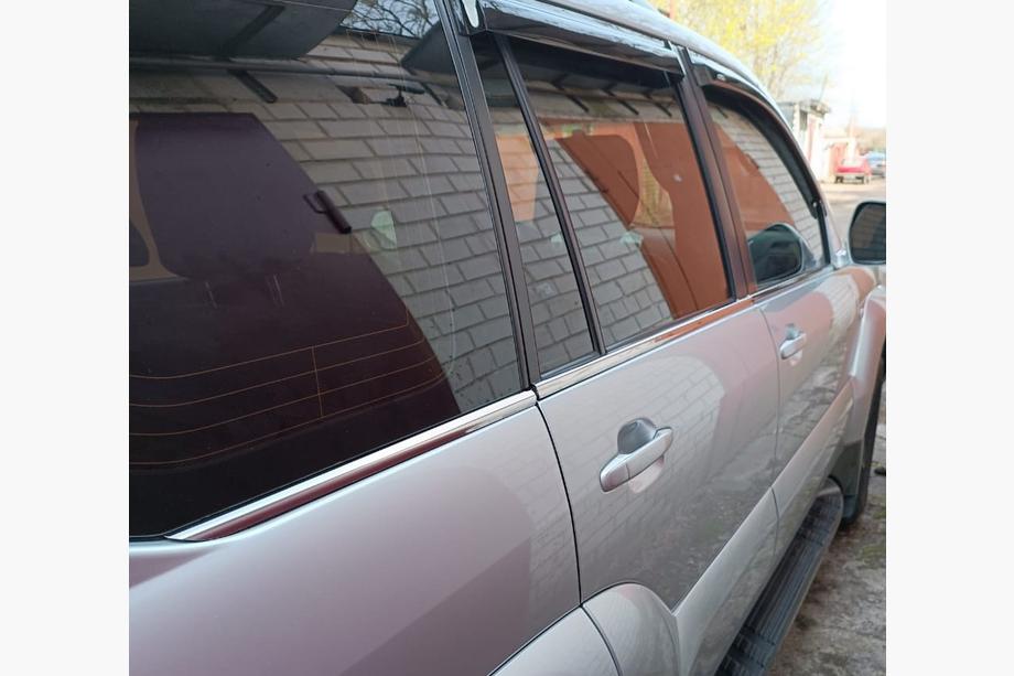 Toyota Land Cruiser Prado 120 2002-2009 Fensterzierleisten Edelstahl Aussen (6 Stk) OmsaLine - Italienischer Edelstahl Image