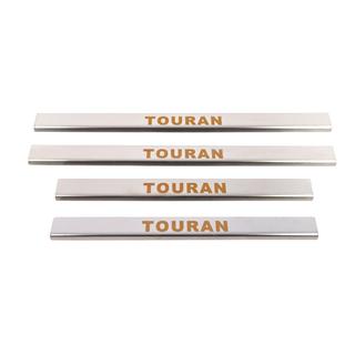 Einstiegsleisten Carmos (4 Stk, Edelstahl) Volkswagen Touran 2003-2010 Foto 2