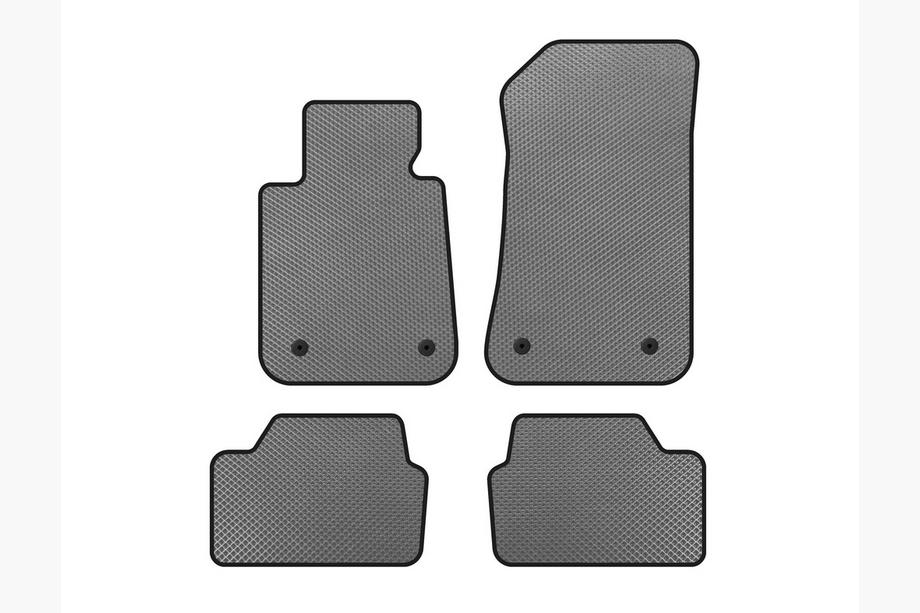 BMW 1 Series E81/E82/E87/E88 2004-2011 EVA Fußmatten (Grau) Image