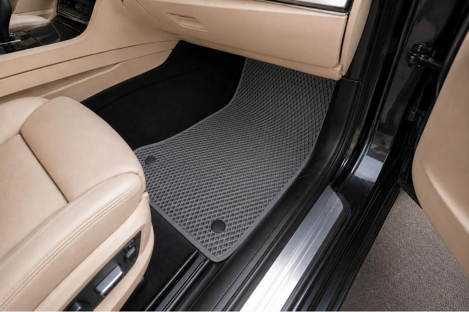 BMW 7 Series F01/F02 2008-2015 EVA Fußmatten (für F01, Grau) Foto 2