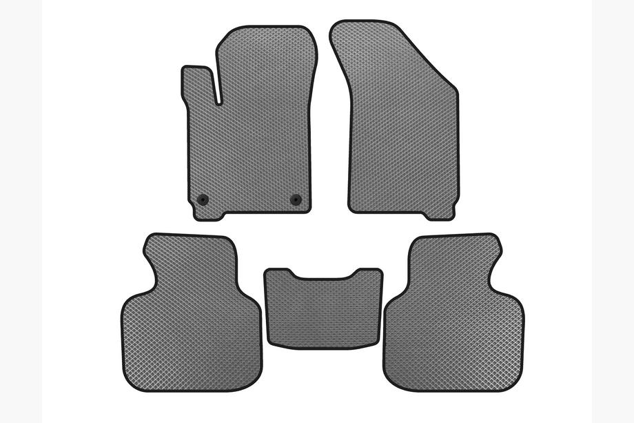 Dodge Journey 2008-2020 EVA Fußmatten (2011-2020, 7-Sitzer, Grau) Image