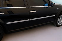 Volkswagen Bora 1998-2004 Fensterrahmen Zierleisten Edelstahl Aussen (4 Stk) SW - Kombi Foto 1