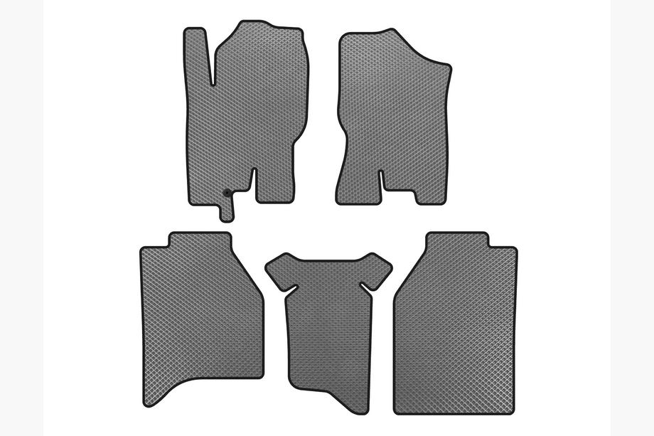 Nissan Navara 2006-2015 EVA-Fußmatten (ohne Staufächer, grau) Image