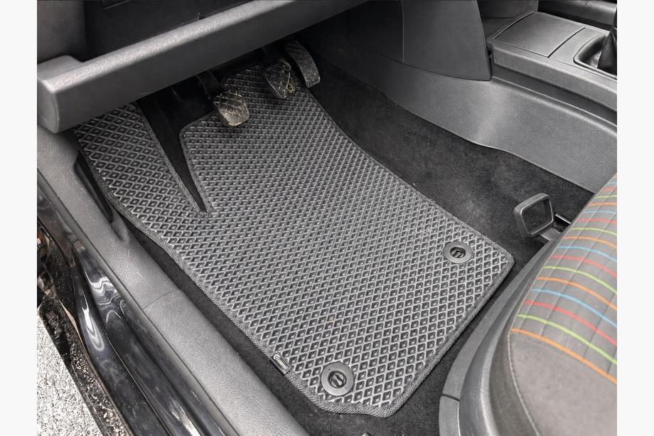 Volkswagen Polo 2001-2009 EVA Fußmatten (HB, 3/5-türig, Grau) Image