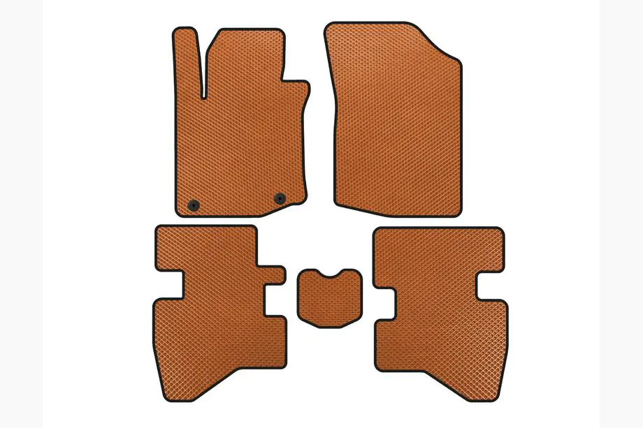 Citroen C-1 2005-2014 EVA Fußmatten (HB, Orange) Image