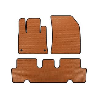 EVA Fußmatten V1 (2 Reihen, Orange) Citroen C-4 Picasso 2013–2022