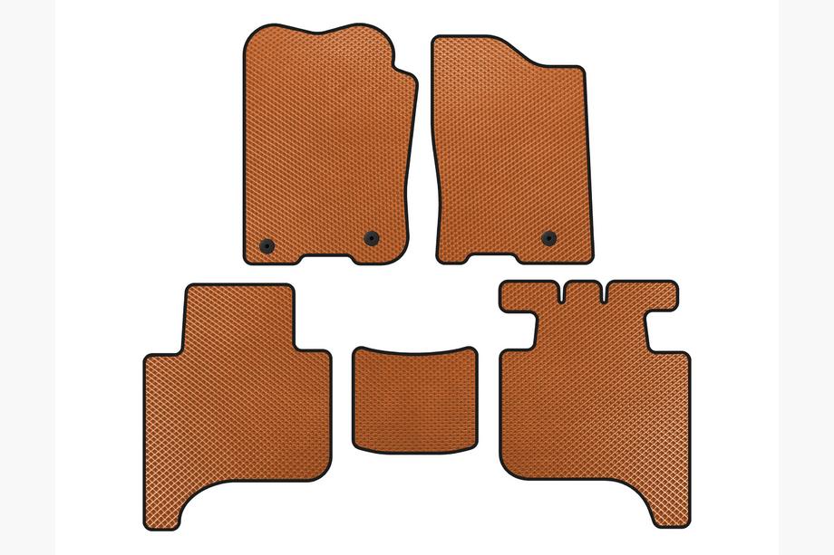 Infiniti QX56 2004-2010 EVA Fußmatten (2 Reihen, 2004-2008, Orange) Image