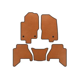EVA V2 Fußmatten (2 Reihen, Orange, 2010-2014) Nissan Pathfinder R51 2005-2014