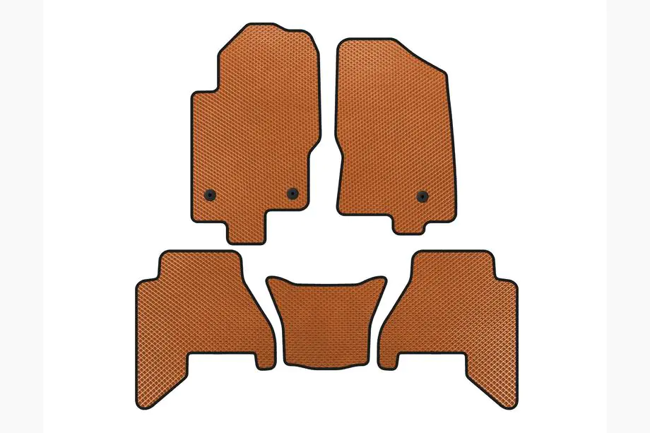 Nissan Pathfinder R51 2005-2014 EVA V2 Fußmatten (2 Reihen, Orange, 2010-2014) Image