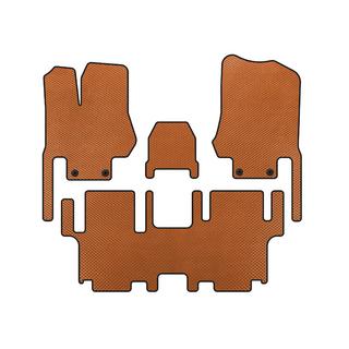 EVA Fußmatten (2 Reihen, 7-Sitzer, Orange)