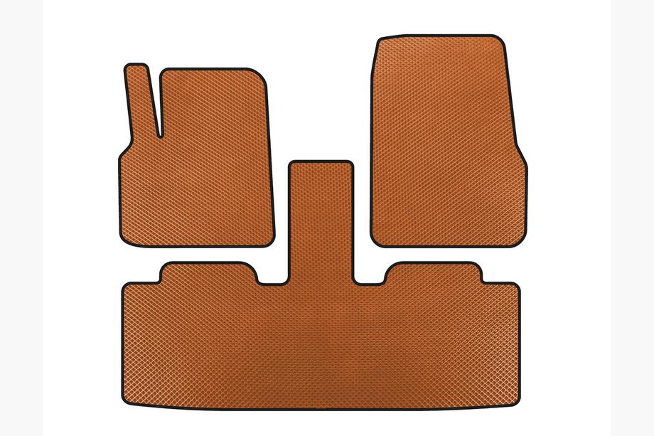 Renault Espace 2002-2014 EVA Fußmatten (2 Reihen, 7-Sitzer, Orange) Image
