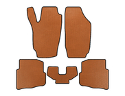 Seat Ibiza 2002-2009 EVA Fußmatten (Orange) Foto 1