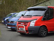 Ford Transit 2000–2014 Frontscheibenblende (schwarz glanz, 5mm) Foto 18