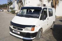 Ford Transit 1991-2000 Frontscheibenblende (schwarz glanz, 5mm) Foto 8