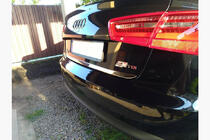Audi A6 C7 2011-2017 Kofferraumleiste Edelstahl Foto 2