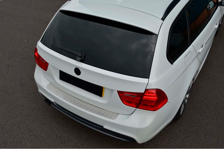 BMW 3 Series E90/E91 2005-2011 Heckstoßstangenschutz Edelstahl (2006-2008, SW) Image