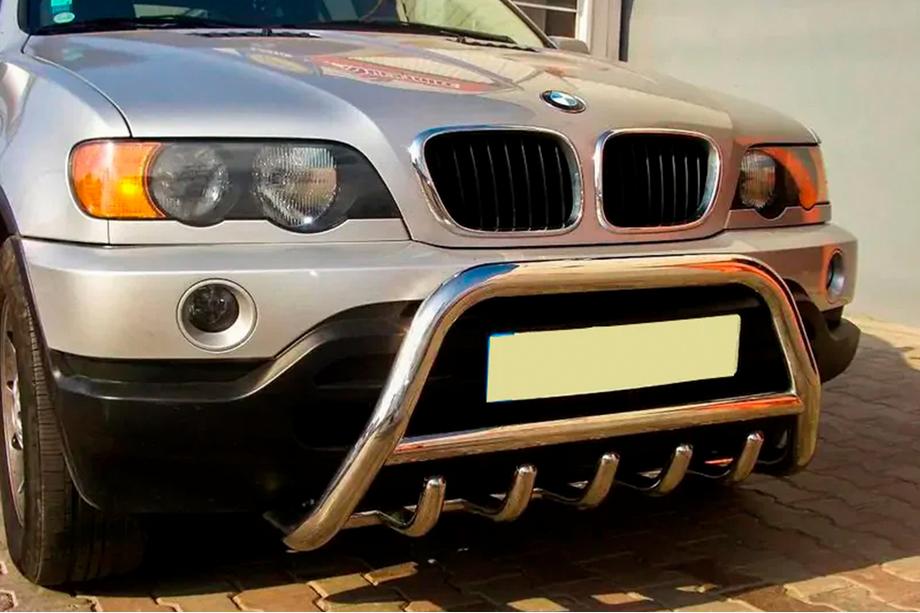 BMW X5 E53 1999–2006 Frontbügel WT003 (Edelstahl) 50mm Foto 2