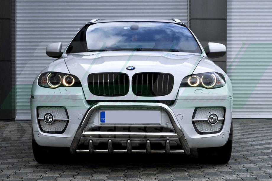 BMW X5 E70 2007-2013 Frontbügel WT003 (Edelstahl) Image