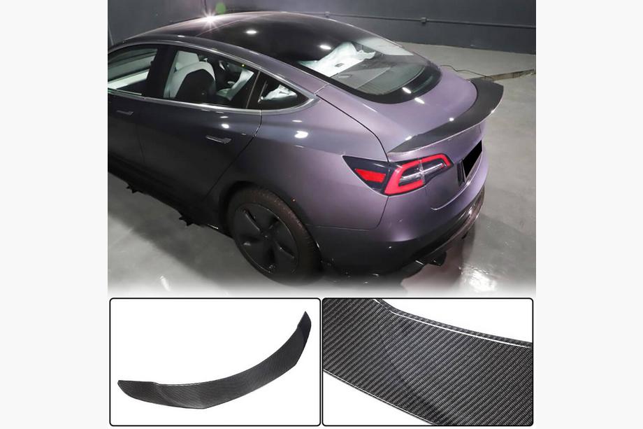 Tesla Model 3 2017- Spoiler V1 (2017-2023, Carbon) Image