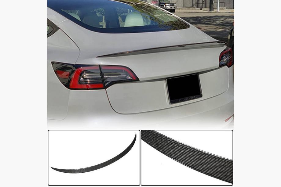 Tesla Model 3 2017- Heckspoiler V8 (2017-2023, Carbon) Image