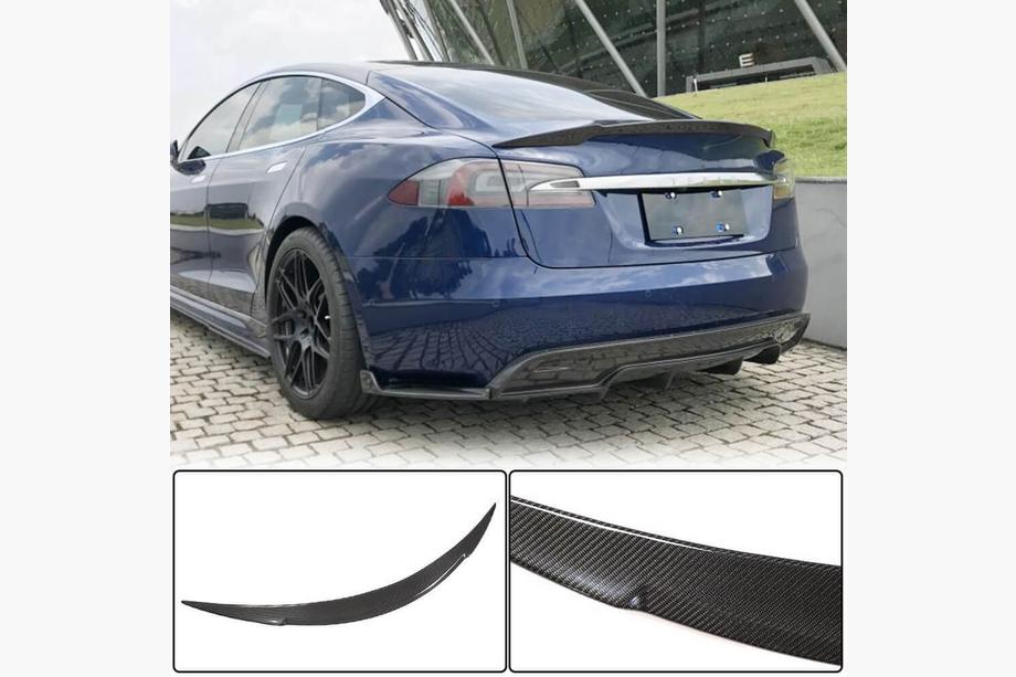 Tesla Model S 2012– Spoiler V1 (Carbon) Image
