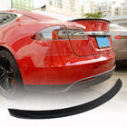 Tesla Model S 2012– Spoiler V4 (Carbon) Foto 1