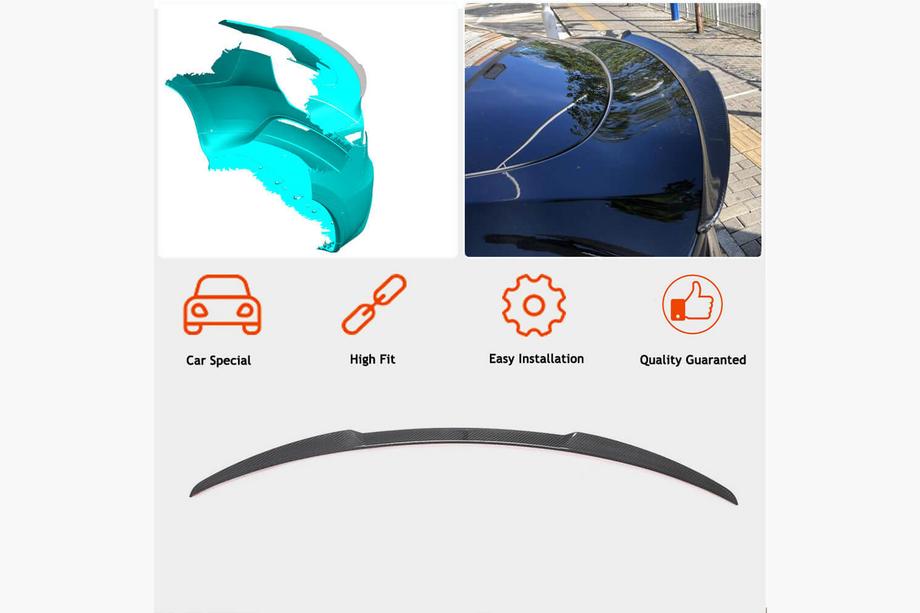 Tesla Model Y 2020- Spoiler Trockencarbon V7 (2020-2023) Foto 3