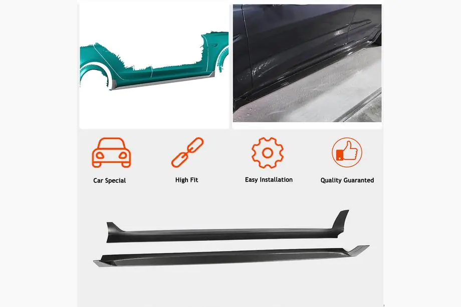 Tesla Model 3 2017- Einstiegsleisten V4 (2017-2023, Carbon) Foto 2